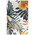 Mirage 5' X 7'6" Floral Blue/White/Blue/Yellow/Red/Orange/Grey Rug