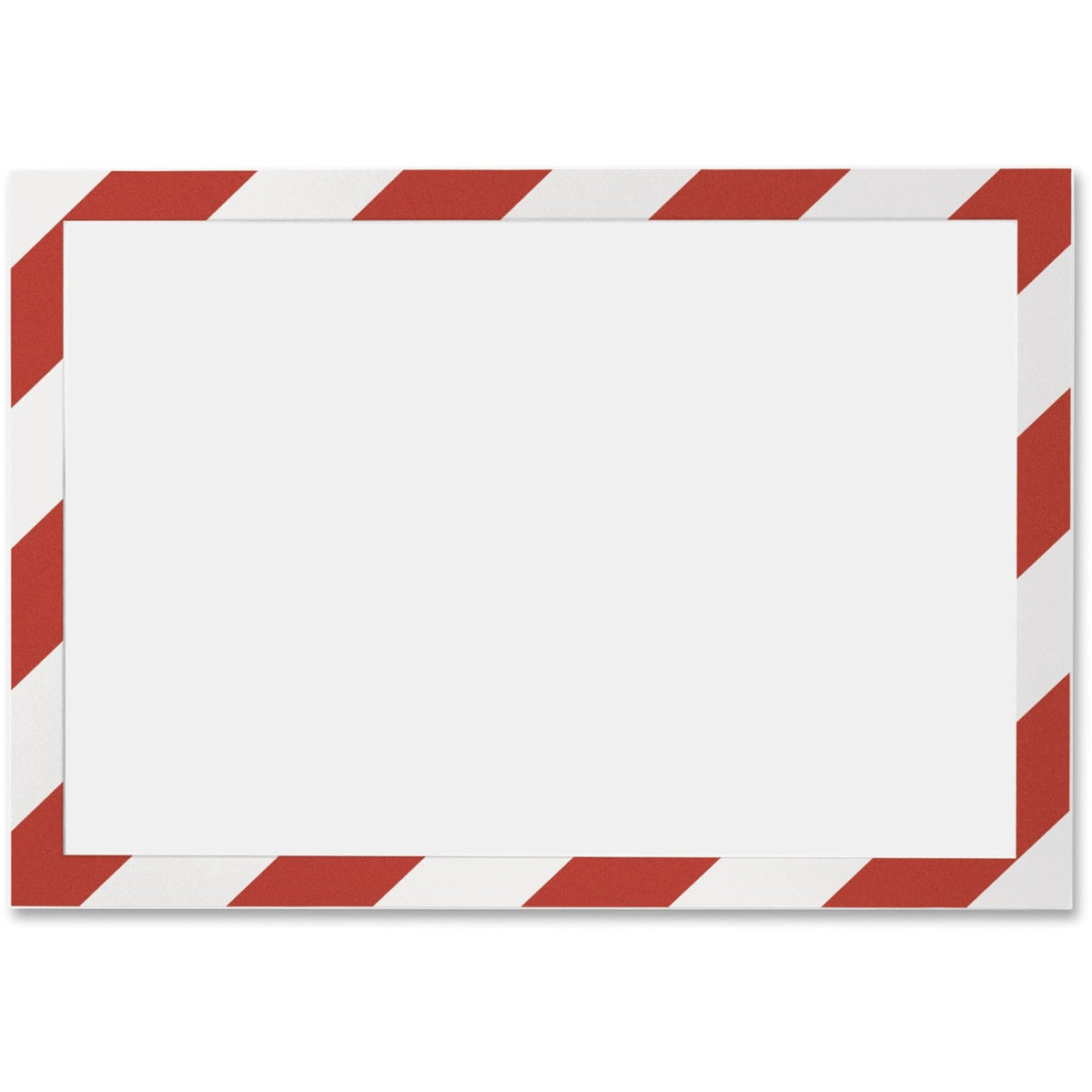 Durable 4770132 Self Adhesive Frame, Ltr, Red/White