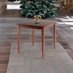 Ergode Compact Wood Dining Table - Walnut Finish, Solid Construction, Easy Assembly