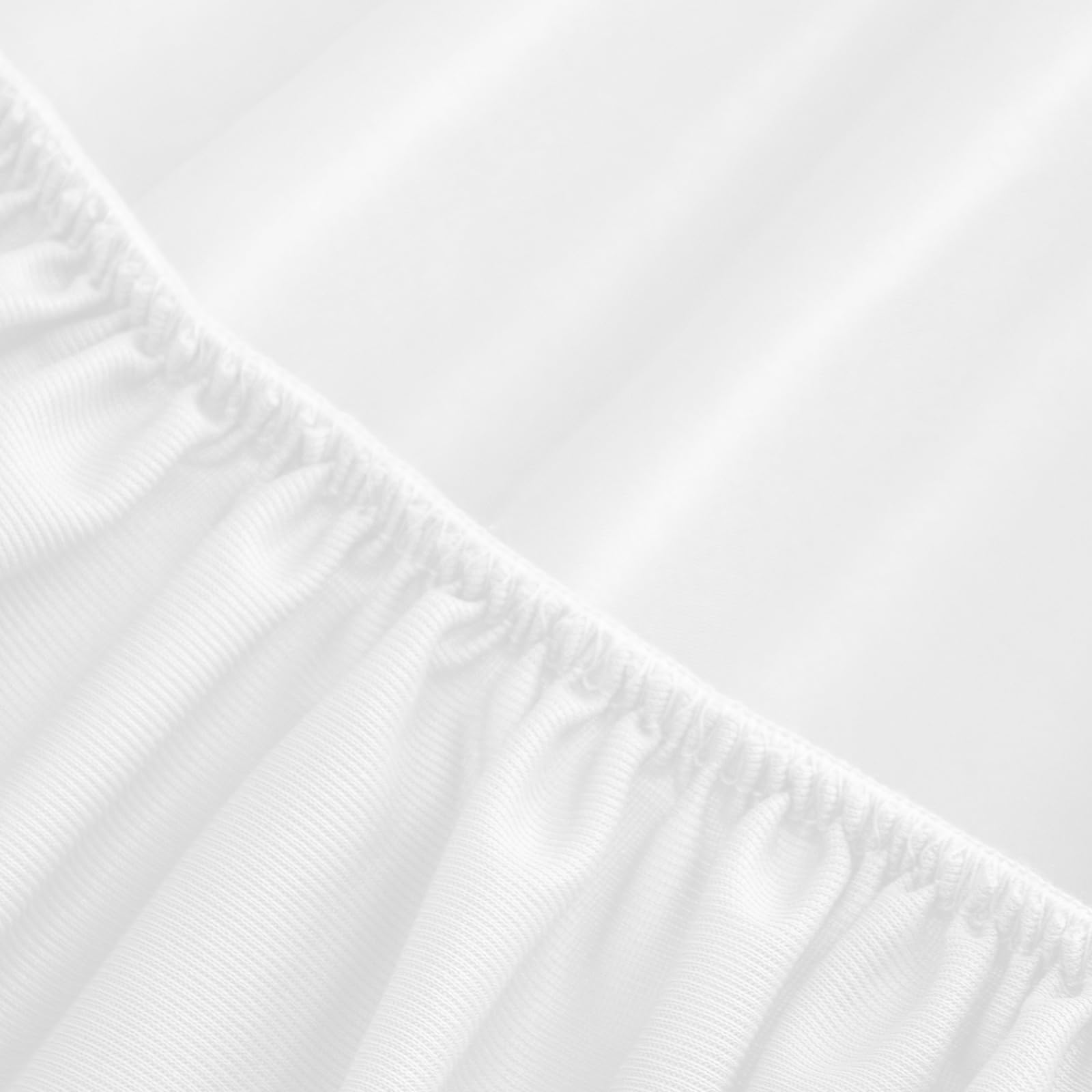 Biloban Cot Sheets 31  75 2 Pack, Cot Size Fitted Sheet Fits For Narrow Twin Mattress/Rv Bunk Mattress/Guest Beds And Folding Be