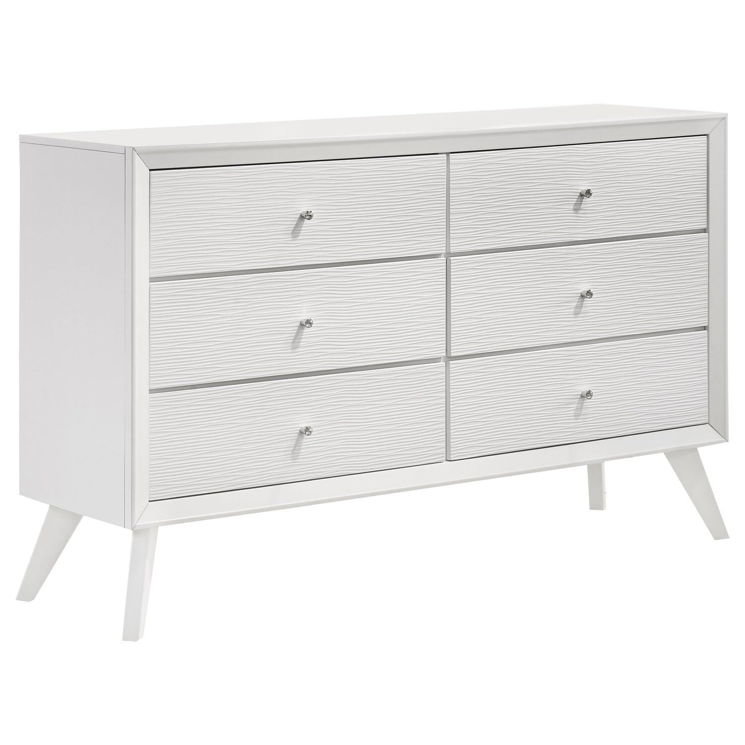 Coaster Home Furnishings Janelle 6-Drawer Dresser White