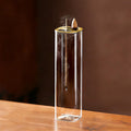 Ceremony Incense Holder, 2 in 1 Incense Burner for Sticks, Ash-Proof Glass Incense Burner for Meditation Yoga Spa Room Decor (2 