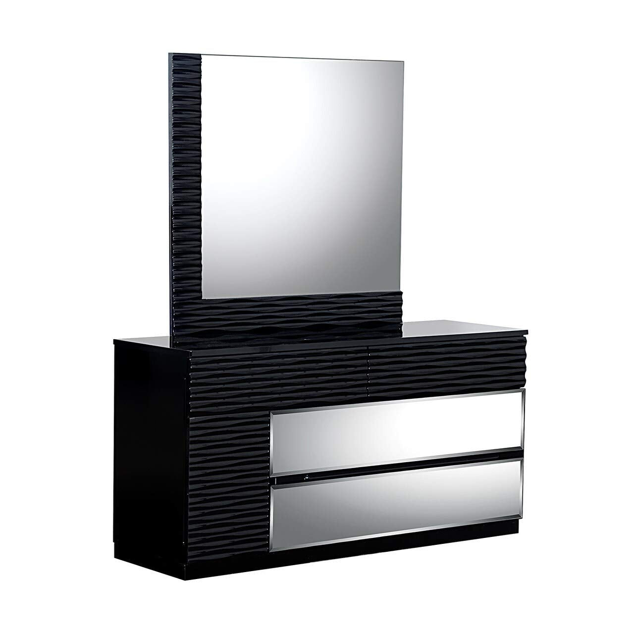 Global Furniture Manhattan, Dresser, Black