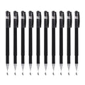 Ruixia 10 Pack Frosted Barrel Black Gel Pens With 20Pcs Ink Refills 0.5Mm Rollerball Fine Point Smooth Writing Quick-Drying Sign