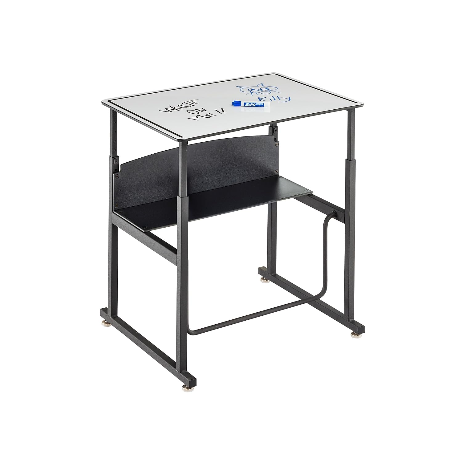 Safco Alphabetter Desk, 28" x 20", Gray Classroom and Home School Desk