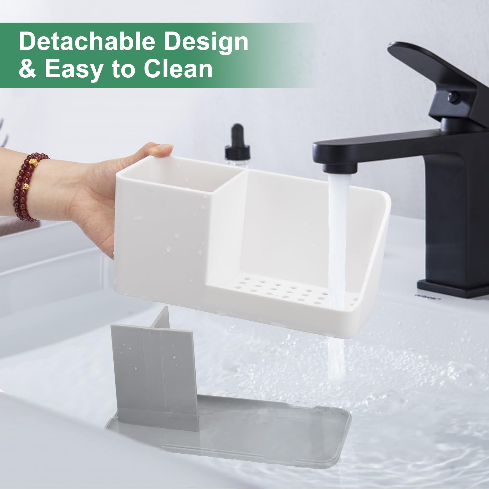 Parkmani Toothbrush Holders For Bathroom Countertop, Kids Electric Toothbrush And Toothpaste Holder, Bathroom Accessories Vanity