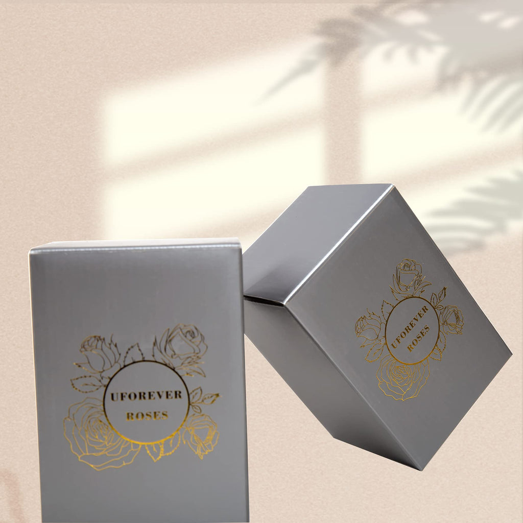 Uforever Roses Preserved Roses In A Box Mothers Day Rose Valentines Day Gifts For Her, Real Roses That Last A Year And More, Cha