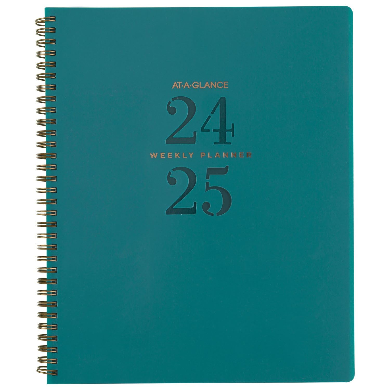 At-A-Glance Planner 2024-2025 Academic, Weekly & Monthly, 8-1/2' X 11', Large, Monthly Tabs, Flexible Cover, Signature Lite, T