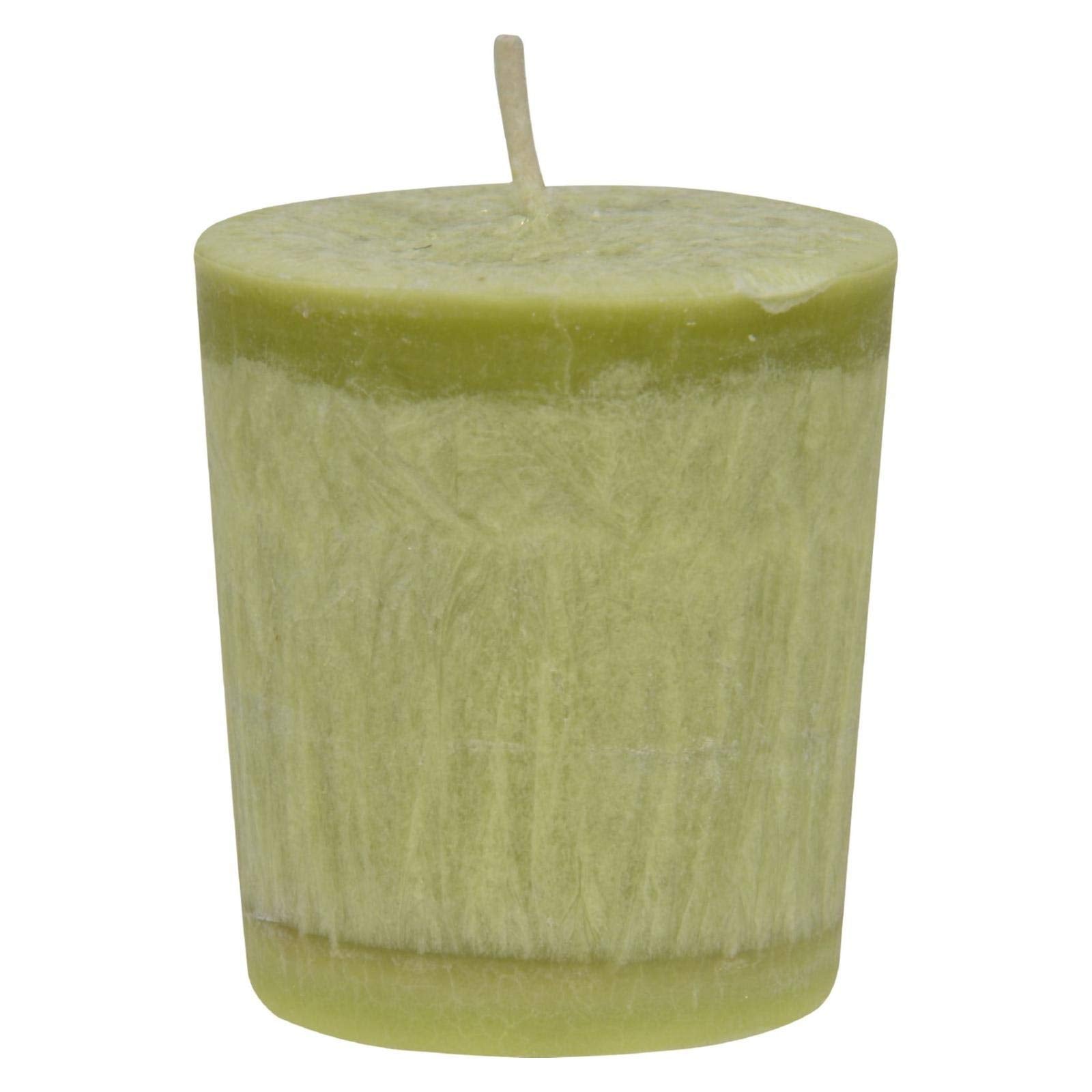 Aloha Bay Votive Eco Palm Wax Candle, Lemon Verbena, 2 Ounce