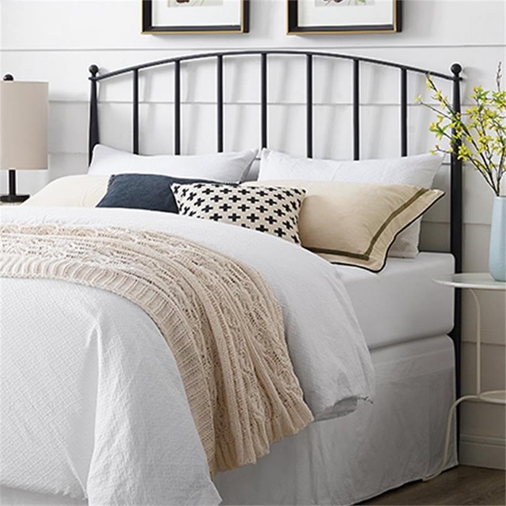 Crosley Furniture Whitney Bed Headboard, Black, King