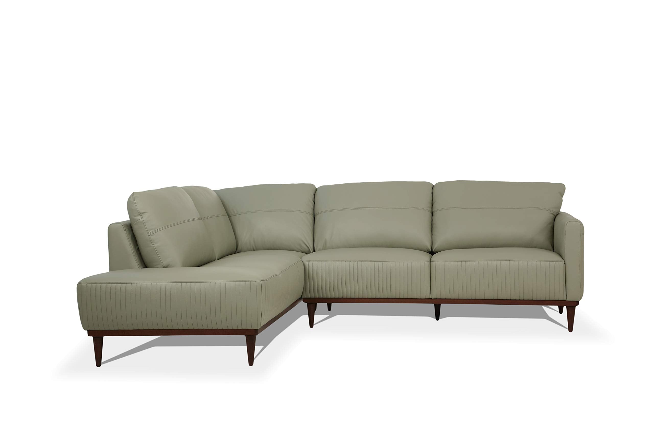 Acme Tampa Left Facing Leather Sectional - Thumbnail 4