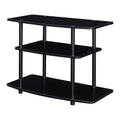 Convenience Concepts Designs2Go No Tools 3-Tier TV Stand 31.5 - Entertainment Center for TVs up to 37 Inches, Modern TV Console 