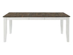 Intercon Kona 42 x 60-78", Grey Standard Dining Tables, Gray & White