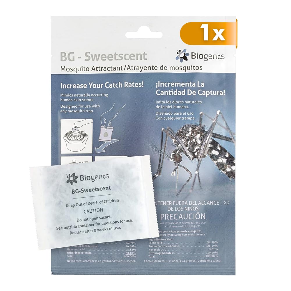Biogents Bg-Sweetscent  Mosquito Magnet Compatible With All Mosquito Traps  Mosquito Attractant To Lure Asian Tiger And Dengue M