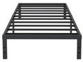 Cieemine 10 Inch Twin Bed Frames, Platform Metal Bed Frame Twin Size Heavy Duty Steel Slat Mattress Foundation, No Box Spring Ne