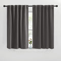 Nicetown Blackout Window Curtains For Camper - (Grey Color) 42X40 Inch, 2 Panels Set, Thermal Insulated Room Darkening Blackout Drapes/Draperies With Rod Pocket & Back Tab For Loft