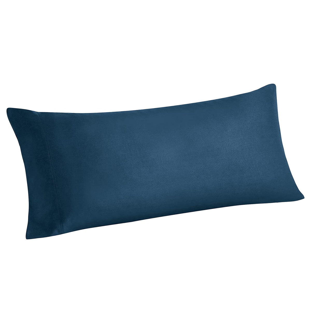 Bedelite Body Pillow Cover, Navy Blue, 20X54 Inches, Rayon Made From Bamboo, Breathable & Silky Soft, Cooling Body Pillow Cover