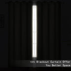 Lemomo 100% Blackout Curtains 52 X 72 Inch/Beige Curtains 2 Panels With Black Lining Room Darkening Thermal Insulated Bedroom Cu