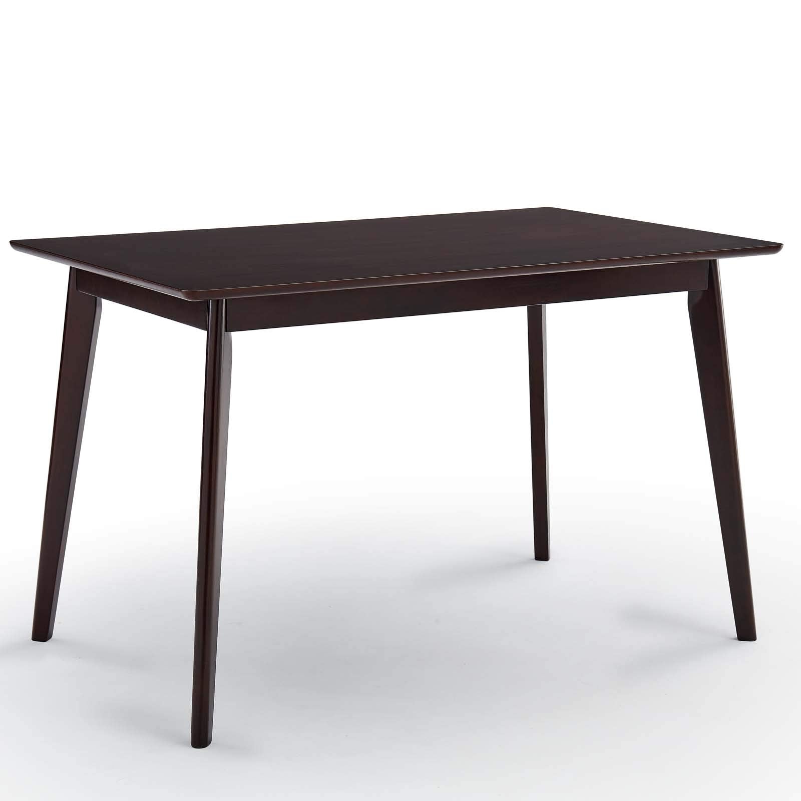 Modway Oracle 47&quot; Rectangle Dining Table, Cappuccino