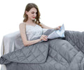 Zzzhen Weighted Blanket - High Breathability - 48'72' 15Lb - Premium Heavy Blankets Durable Quilts And Quality Construction