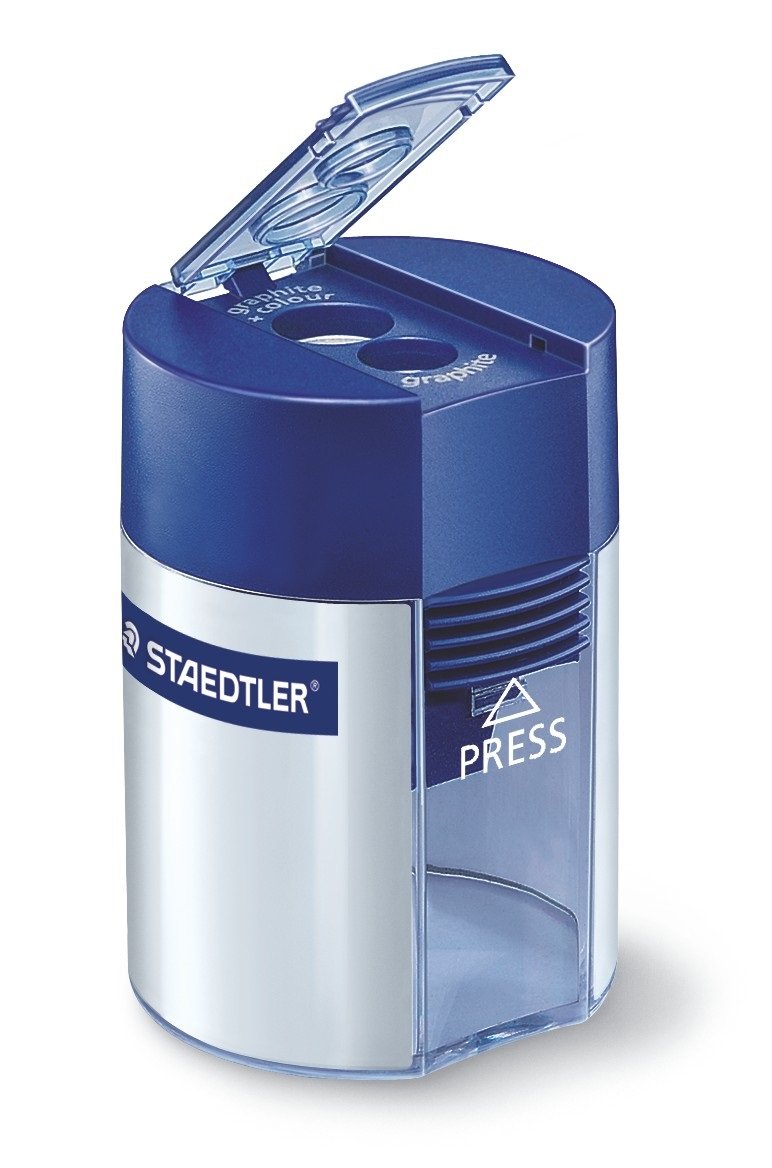 Staedtler 512 001 St Double-Hole Tub Pencil Sharpener