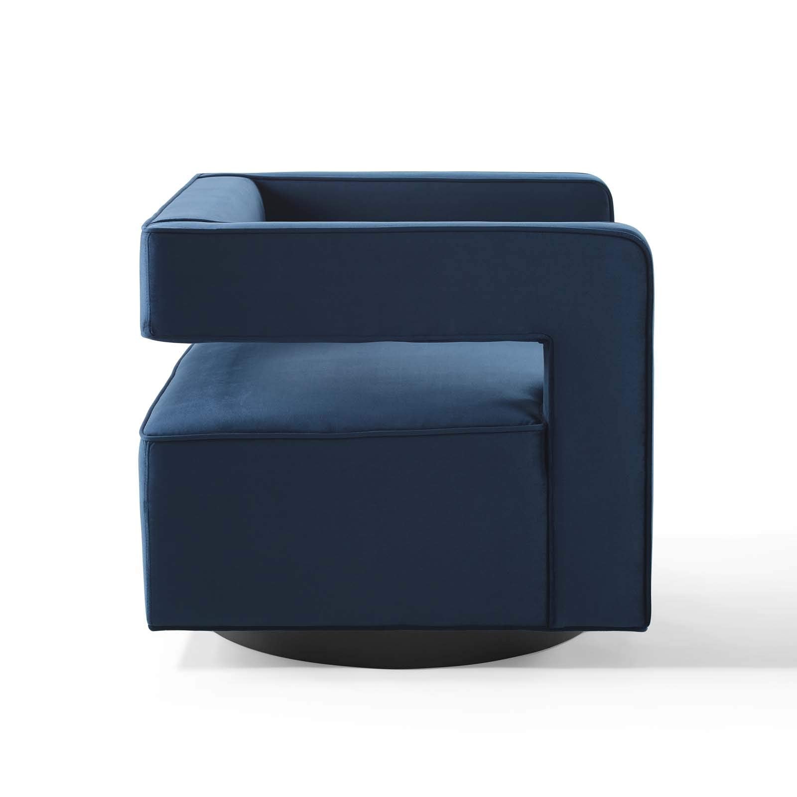 Modway Booth armchairs, Midnight Blue 31 x 29.5 x 26.5