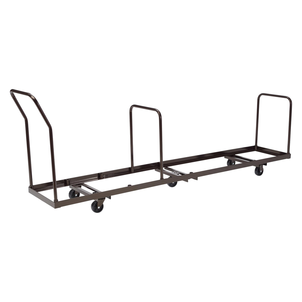 NPS Modern Powder-Coated Metal Steel Dolly for Airflex Series Chairs in Brown