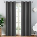 Yakamok 90 Inch Long Blackout Curtains For Bedroom, Thermal Insulated Room Darkening Curtains, Light Blocking Blackout Drapes Fo
