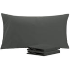 Ntbay King Pillowcase Set - 2 Pack Brushed Microfiber 20X36 Pillowcases - Soft, Wrinkle-Free, Fade-Resistant, Stain-Resistant, D
