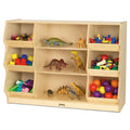 JontiCraft Kids Open Wood Toy Storage Organizer with Shelves  3932JC
