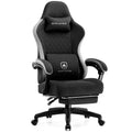 GTPLAYER Office Chair, Gaming Computer Desk Fabric Chair with Footrest, High Back Ergonomic Office Chair with Pocket Spring Lumb
