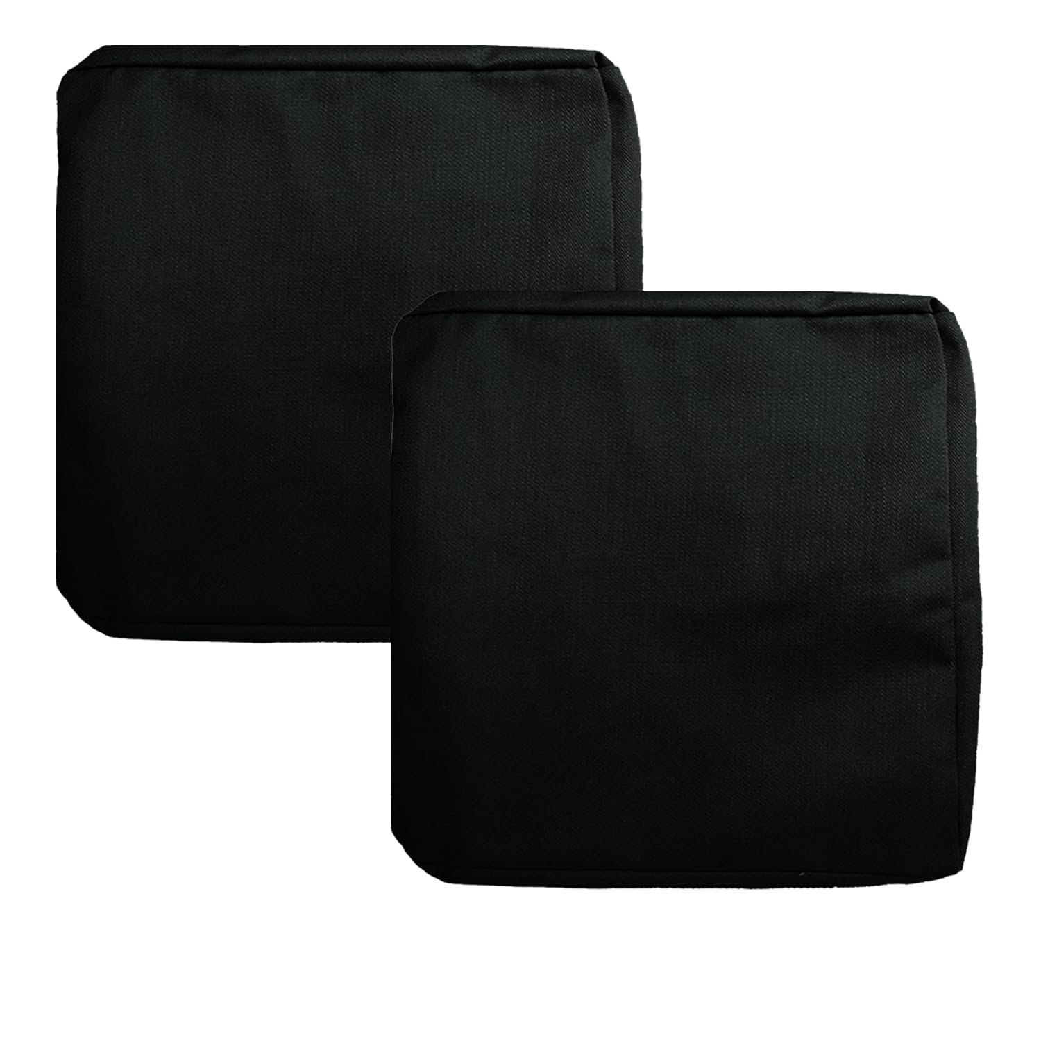 Flymei Patio Cushion Covers 24X24X4 Waterproof Outdoor Cushion Cover Replacement 2Packs Outdoor Seat Cushion Slipcover For Ratta