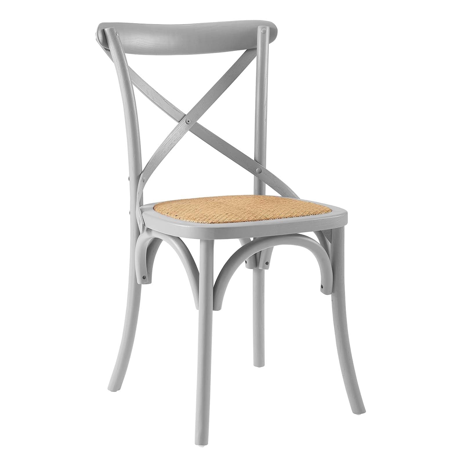 Modway Gear Dining Side Chair, Light Gray 21 X 19.5 X 34.5