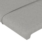 vidaXL Headboard Light Gray 39.4"x2"x30.7"/34.6" Fabric