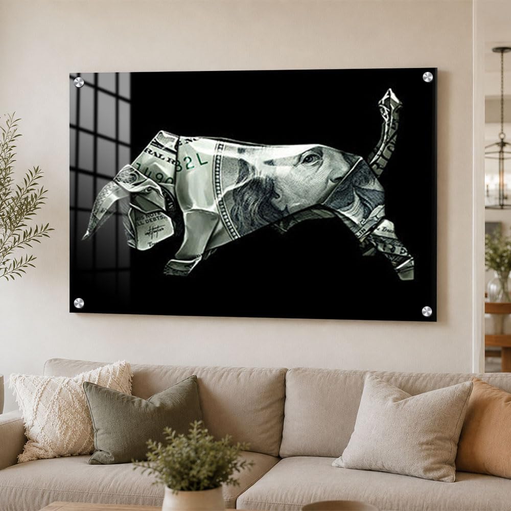DesignSkinz Wall Art | Acrylic Glass Printed Art | Modern Decor for Living Room, Bedroom, Office, Study, Shelf (60x45inch)  Bul