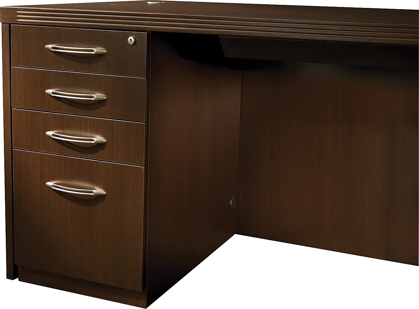 Mayline APBBF20LDC Aberdeen 20"D Credenza Pedestal PBBF for use with Credenza, Return, Extended Corner, sold separately, Mocha Tf