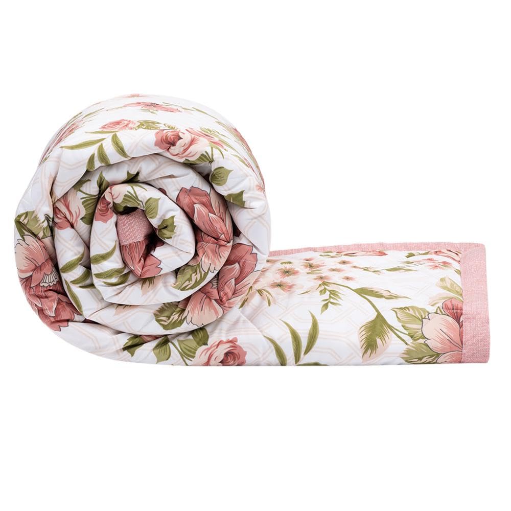 Wakefit Comforter Single Bed | 220 GSM | Quilt AC Blanket for Single Size Bed | Reversible 100% Cotton Blanket | 90x60 Inches  