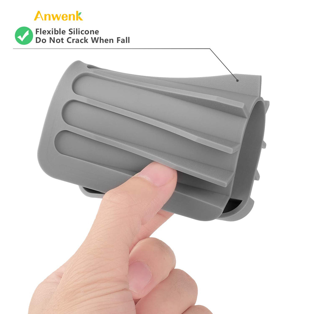 Anwenk Soap Dish For Shower Waterfall Soap Holder Soap Tray Soap Saver Drainer Flexible Silicone For Shower/Bathroom/Kitchen/Cou