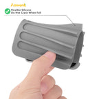Anwenk Soap Dish For Shower Waterfall Soap Holder Soap Tray Soap Saver Drainer Flexible Silicone For Shower/Bathroom/Kitchen/Cou