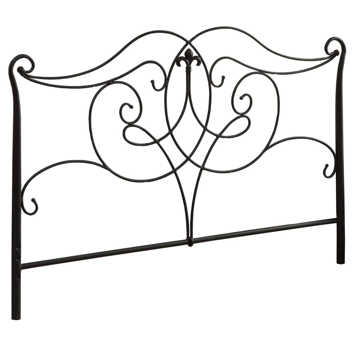 Monarch Specialties , Headboard or Footboard, Queen or Full, Satin Black, 62'L