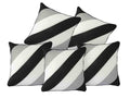 Decor India Throw Pillow Covers 16X16 In Set Of 5 | Polyester Pillow Covers For Living Room, Bed, Sofa, Couch Diagonal | No Inse