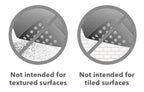 Tike Smart Large Non-Slip Bathtub & Shower Mat 31   X16    (Smooth/Non-Textured Tubs Only) Safe, Clean, Machine-Washable, Superi