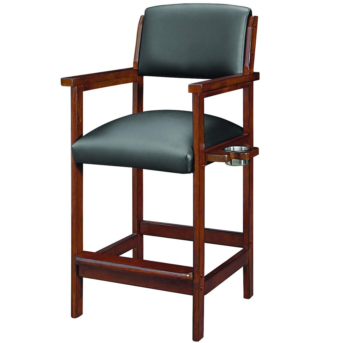 Ram Gameroom Products Specialty Arm Chair Bar Stool Finish: Chestnut