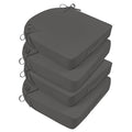 Basic Beyond Patio Chair Cushions For Patio Chairs, 19 X 19 Outdoor Chair Cushions Set Of 4 Waterproof Outdoor Seat Cushions For
