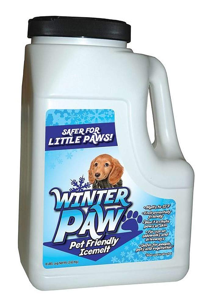 Ec Grow Winter Paw Pet Friendly Ice Melt (8 Lbs) | Melts To -15 Degrees F | Non-Toxic And Environmentally Friendly Ice Melt