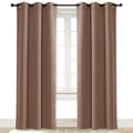 Nicetown Room Darkening Curtain Blackout Drape Window Treatment Thermal Insulated Solid Grommet Blackout Curtain/Drape For Bedro