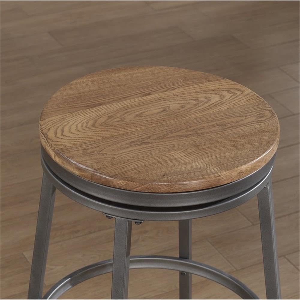 American Woodcrafters Filmore 42in High Pub Table / (2) Stockton Backless Bar Stool - Thumbnail 4