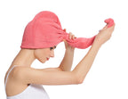 Hopeshine Hair Towel Twist Women'S Soft Shower Towels For Hair Turban Wrap Drying Head Towels Great Gift For Women (Blue+Purple+