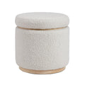 Blanche Storage Ottoman Natural