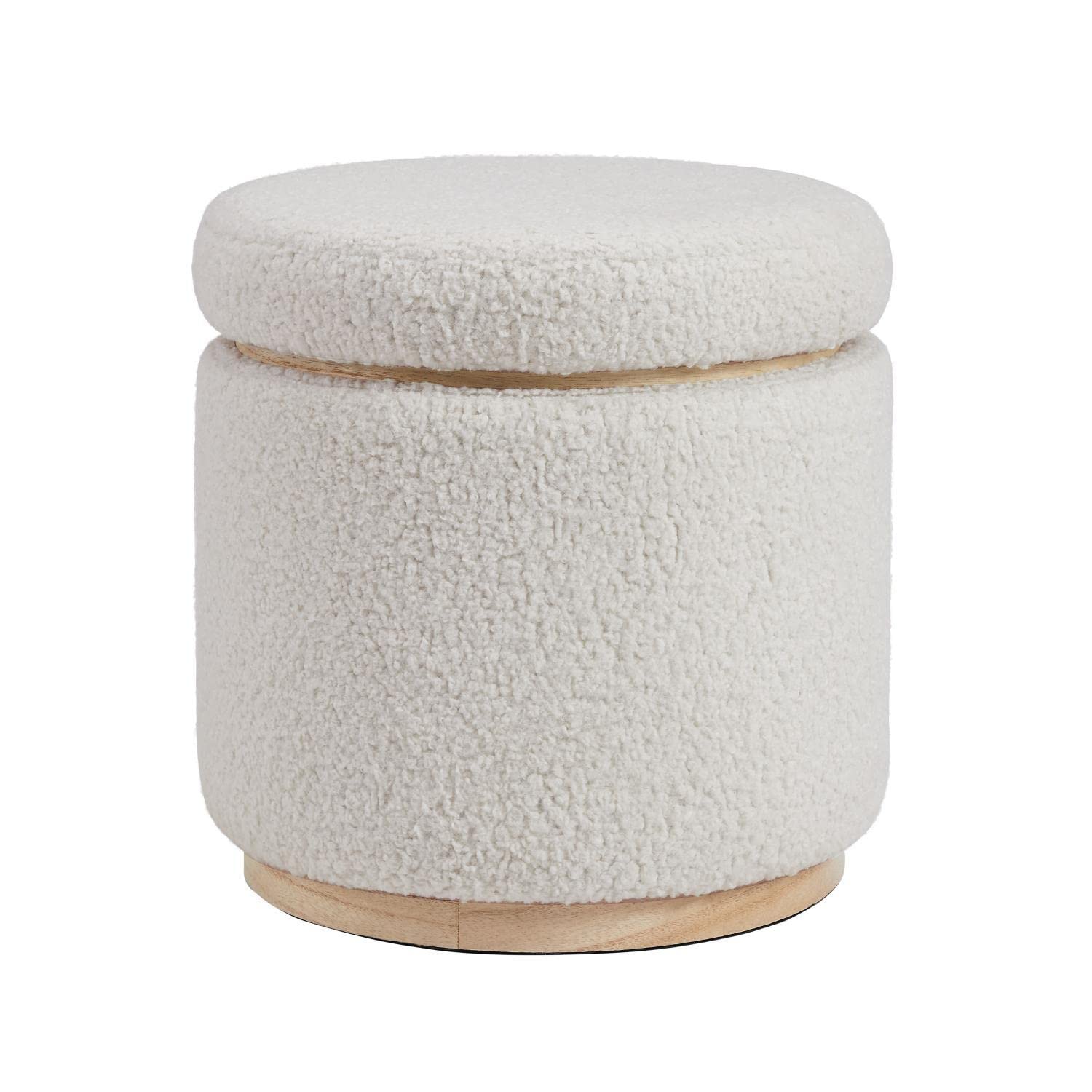 Blanche Storage Ottoman Natural